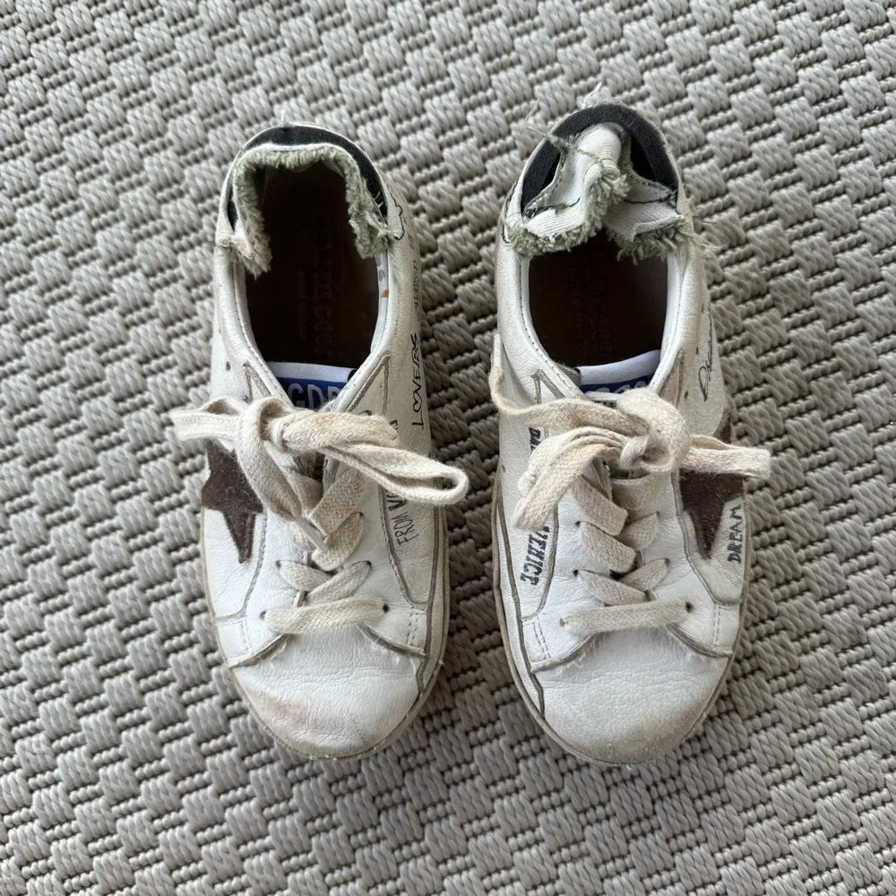 Golden Goose kids superstar sneakers